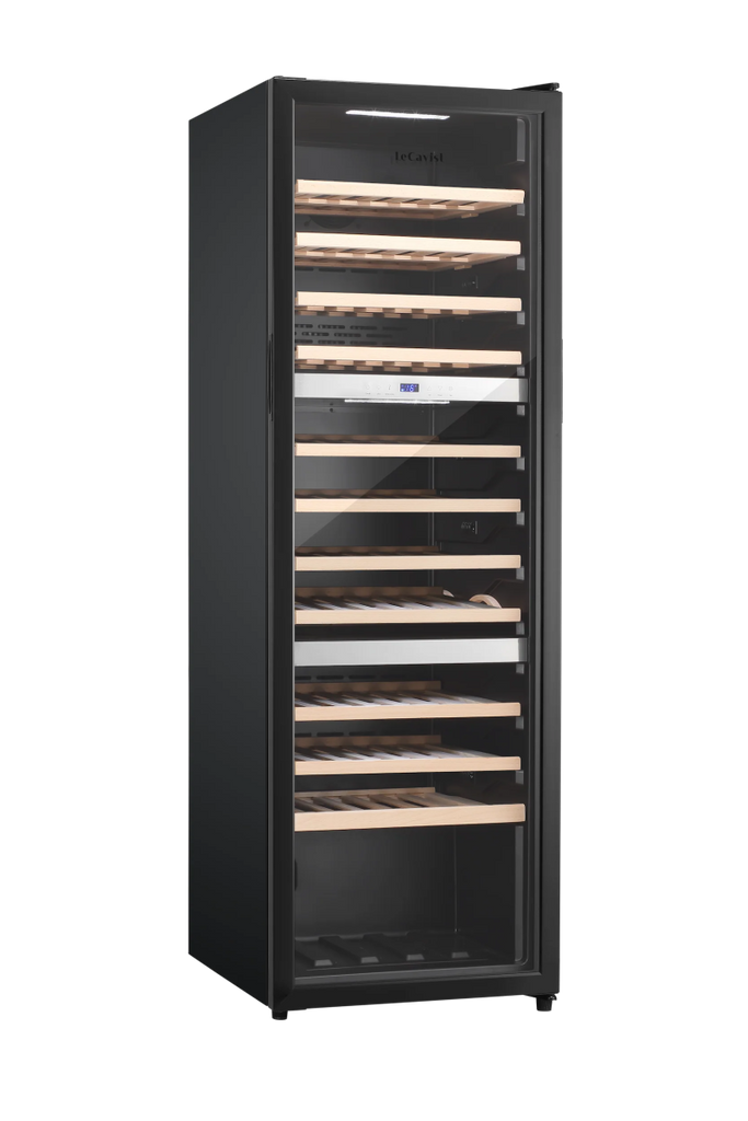 LECAVIST 98 Bottle Wine Cabinet Triple Zone Black LEK1403ZPVFS - Freestanding - Lecavist