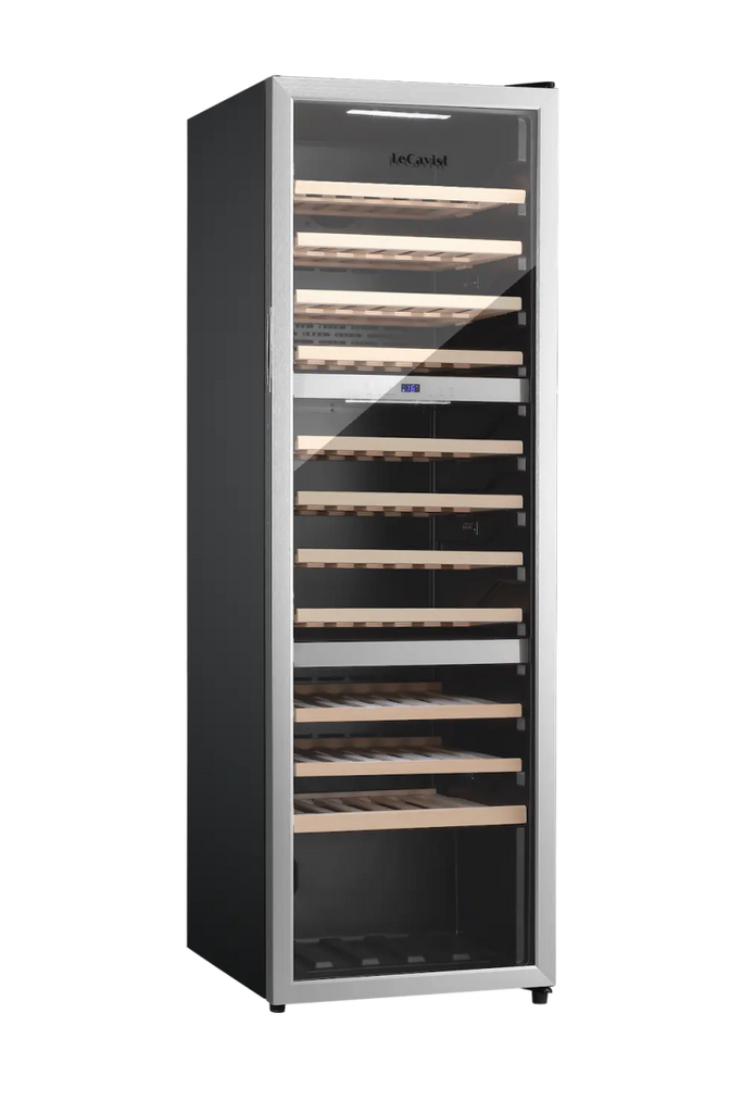 LECAVIST 98 Bottle Wine Cabinet Triple Zone Stainless Steel LEK1403ZPVXFS - Freestanding - Lecavist