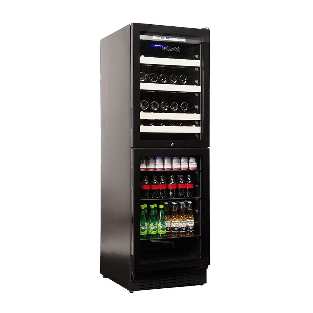 LECAVIST Beverage Centre - 220 Bottle - Dual Zone - Built-in - Black (LCS140VN2Z2D) PRE-ORDER - Built-In - LeCavist Wine Cabinets