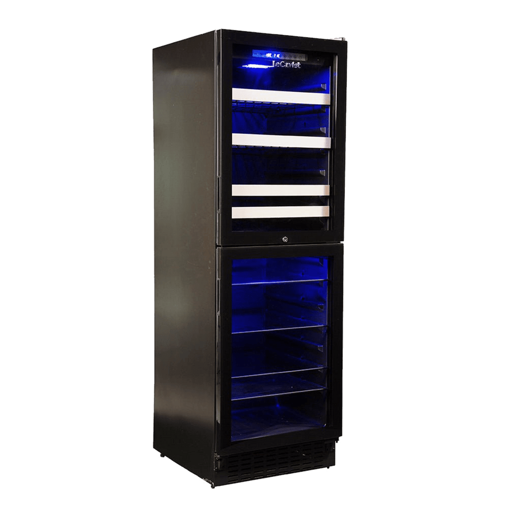 PRODUCT: LECAVIST Beverage Centre - 220 Bottle - Dual Zone - Built-in - Black (LCS140VN2Z2D) PRE-ORDER - Built-In - LeCavist Wine Cabinets