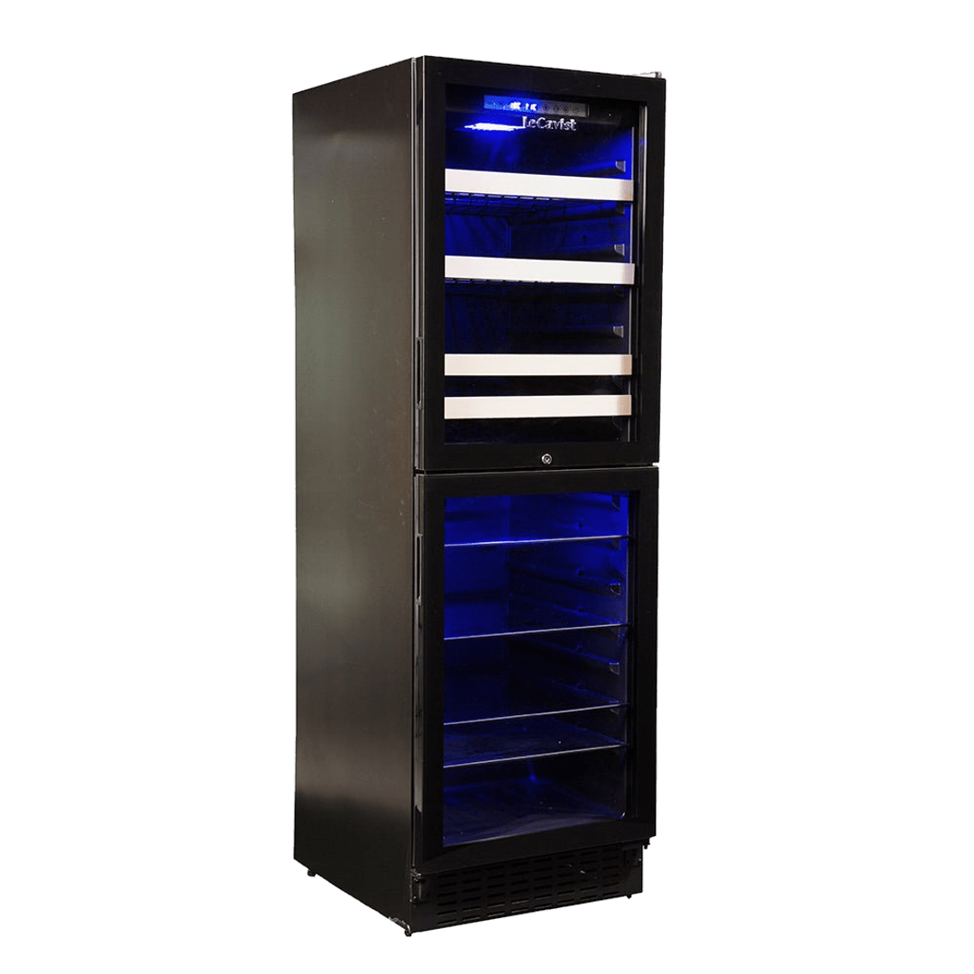 LECAVIST Beverage Centre - 220 Bottle - Dual Zone - Built-in - Black (LCS140VN2Z2D) PRE-ORDER - Built-In - LeCavist Wine Cabinets