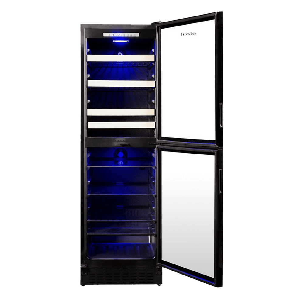 PRODUCT: LECAVIST Beverage Centre - 220 Bottle - Dual Zone - Built-in - Black (LCS140VN2Z2D) PRE-ORDER - Built-In - LeCavist Wine Cabinets