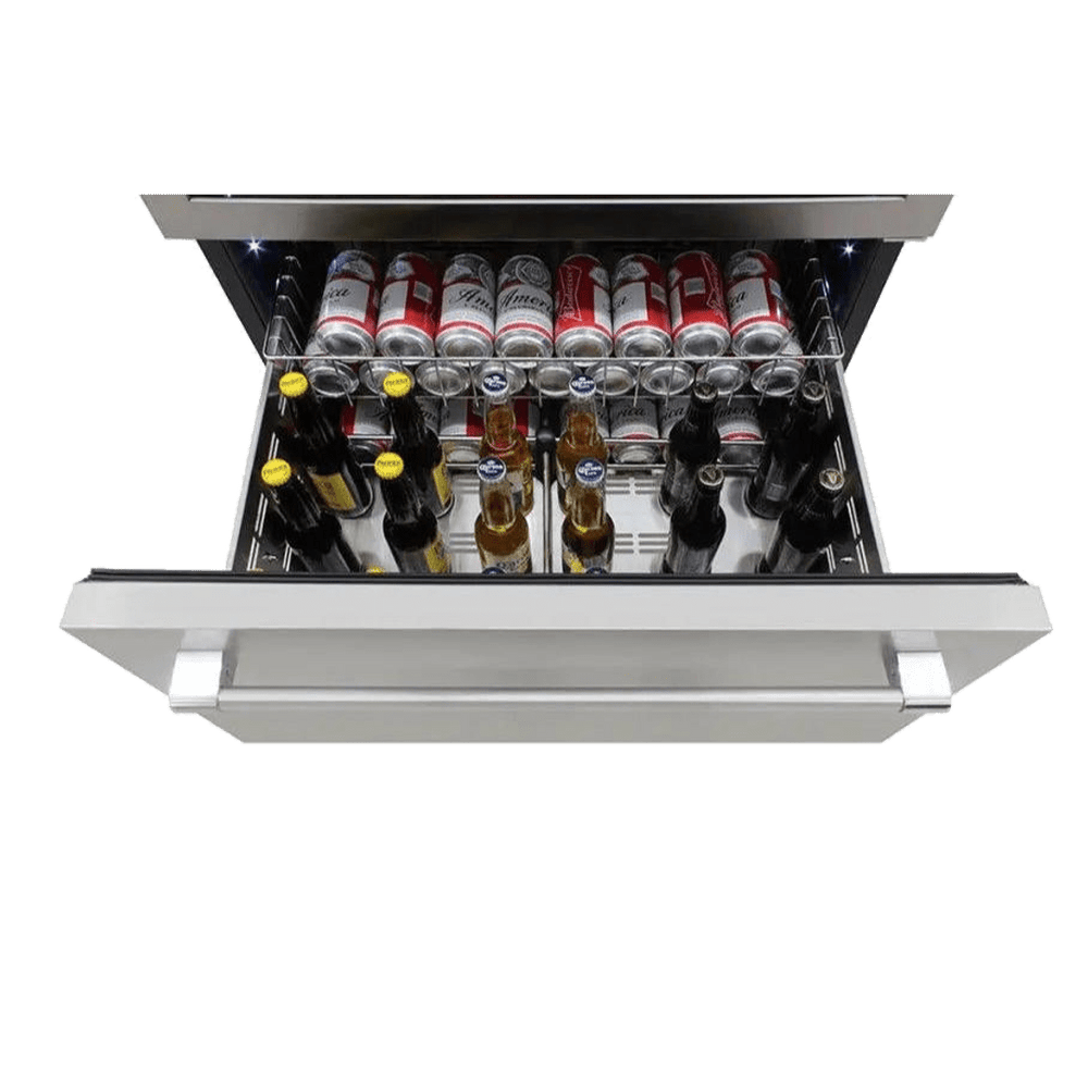 INSIDE: LECAVIST Beverage Centre - 600L - Triple Zone - Stainless Steel (LCS600VX2DP) - Built-In - LeCavist Wine Cabinets