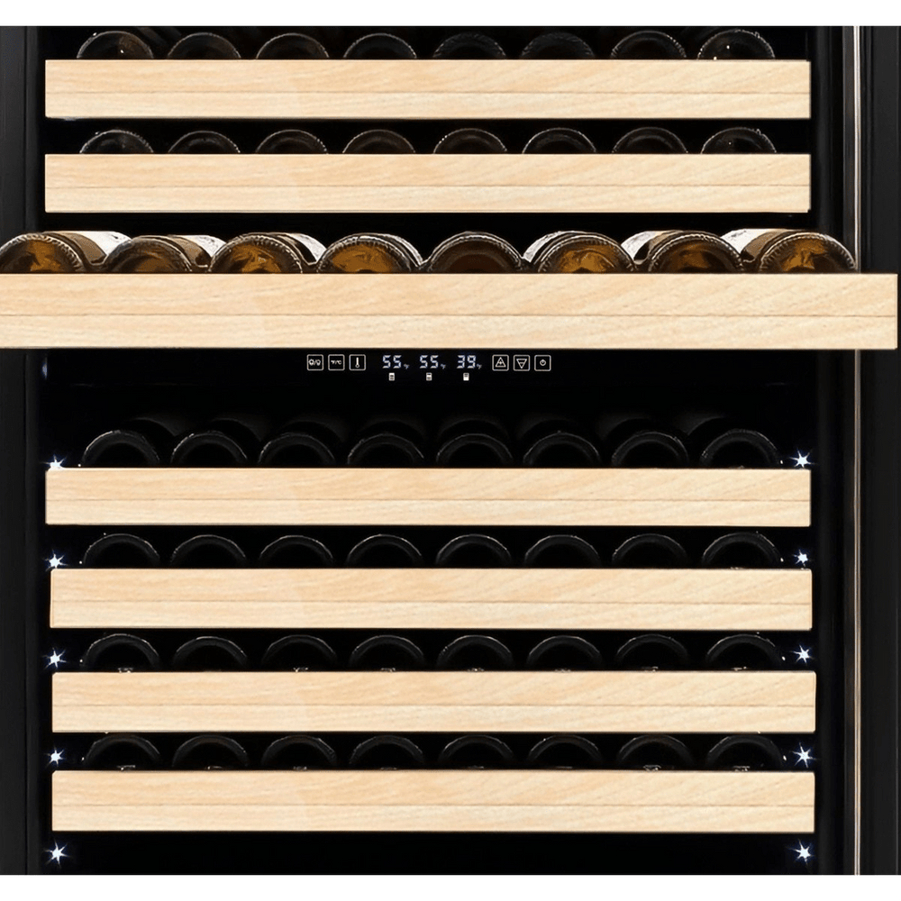 INSIDE: LECAVIST Beverage Centre - 600L - Triple Zone - Stainless Steel (LCS600VX2DP) - Built-In - LeCavist Wine Cabinets