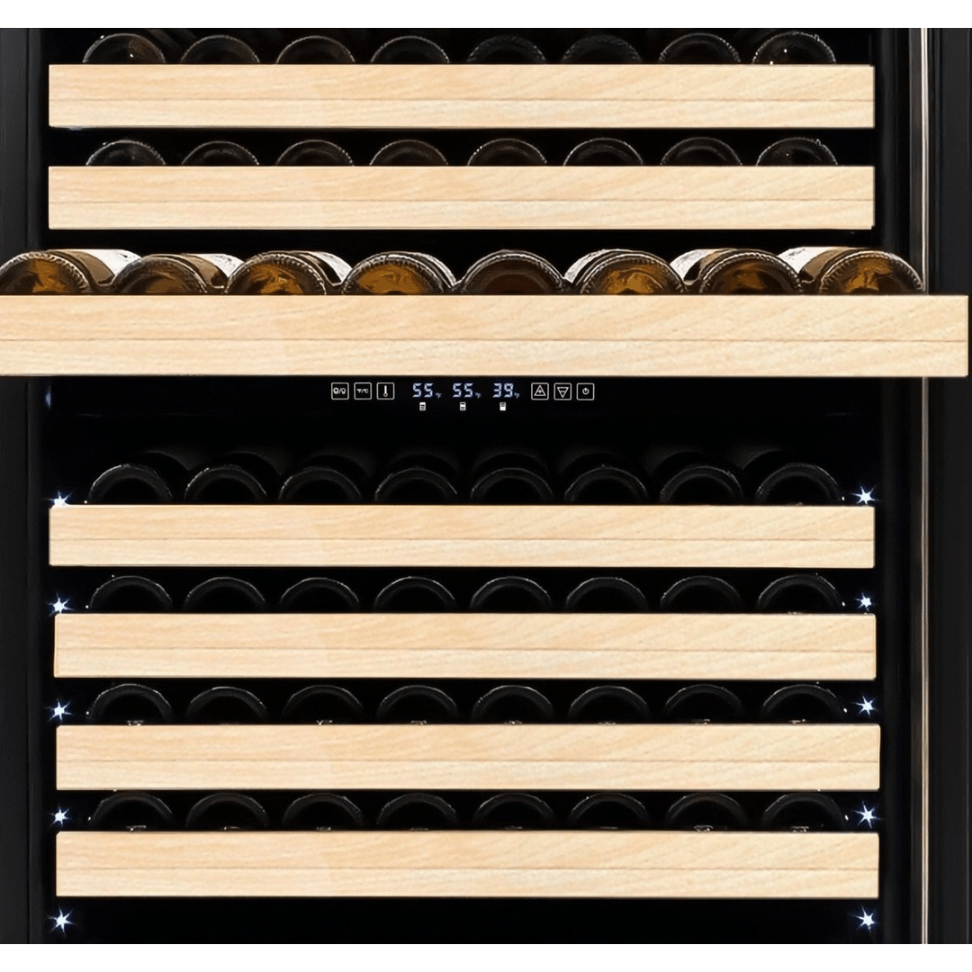 INSIDE: LECAVIST Beverage Centre - 600L - Triple Zone - Stainless Steel (LCS600VX2DP) - Built-In - LeCavist Wine Cabinets