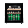 LECAVIST Beverage Fridge - 14 Bottle - Single Zone - Freestanding - Black (LEK14PV)