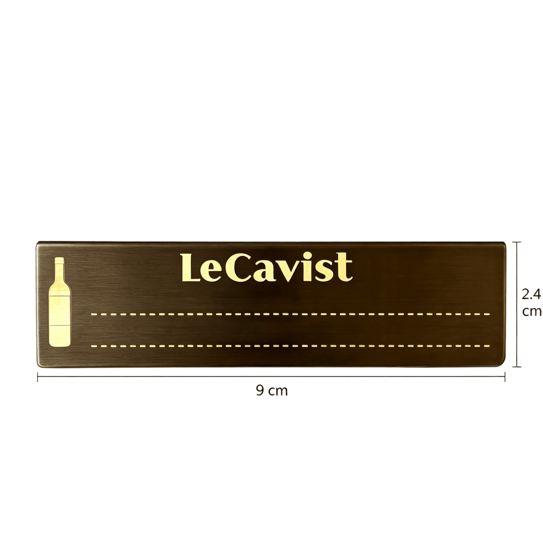 LeCavist Metal Wine Label 5pcs - LCMETLABEL - Accessories - LeCavist Wine Cabinets