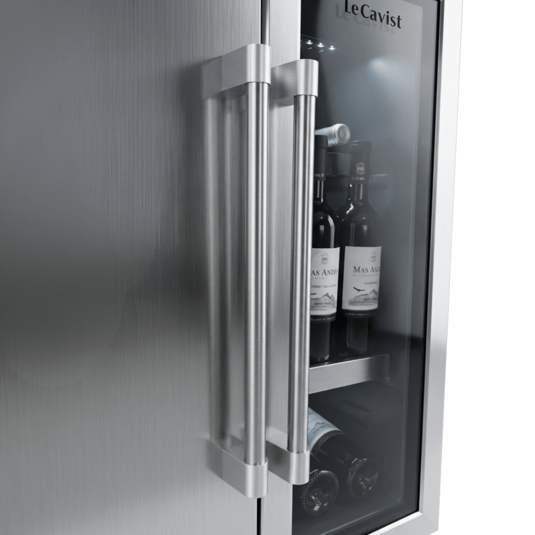 LECAVIST Outdoor Wine & Beverage Cabinet - 60cm - Dual Zone - Stainless Steel (LCSOD126VX2Z) - Outdoor - LeCavist Wine Cabinets