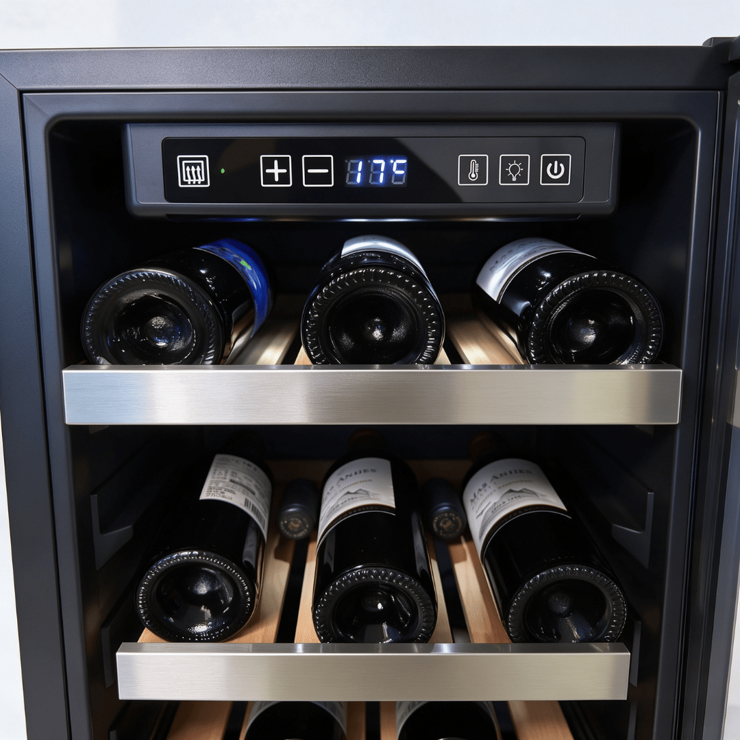 LECAVIST Outdoor Wine Cabinet - 38cm - Single Zone - Stainless Steel (LCSOD33VX) - Outdoor - LeCavist Wine Cabinets