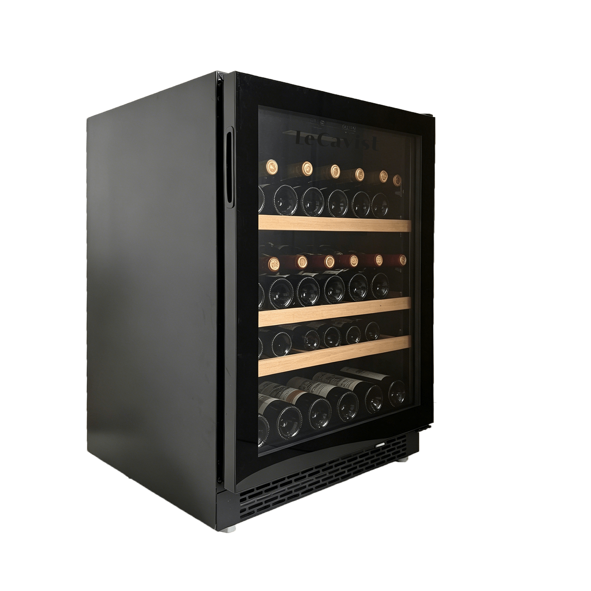 LECAVIST Wine and Beverage Cabinet - 140L - Black (LJ140BC) PRE - ORDER - Built - In - LeCavist Wine Cabinets