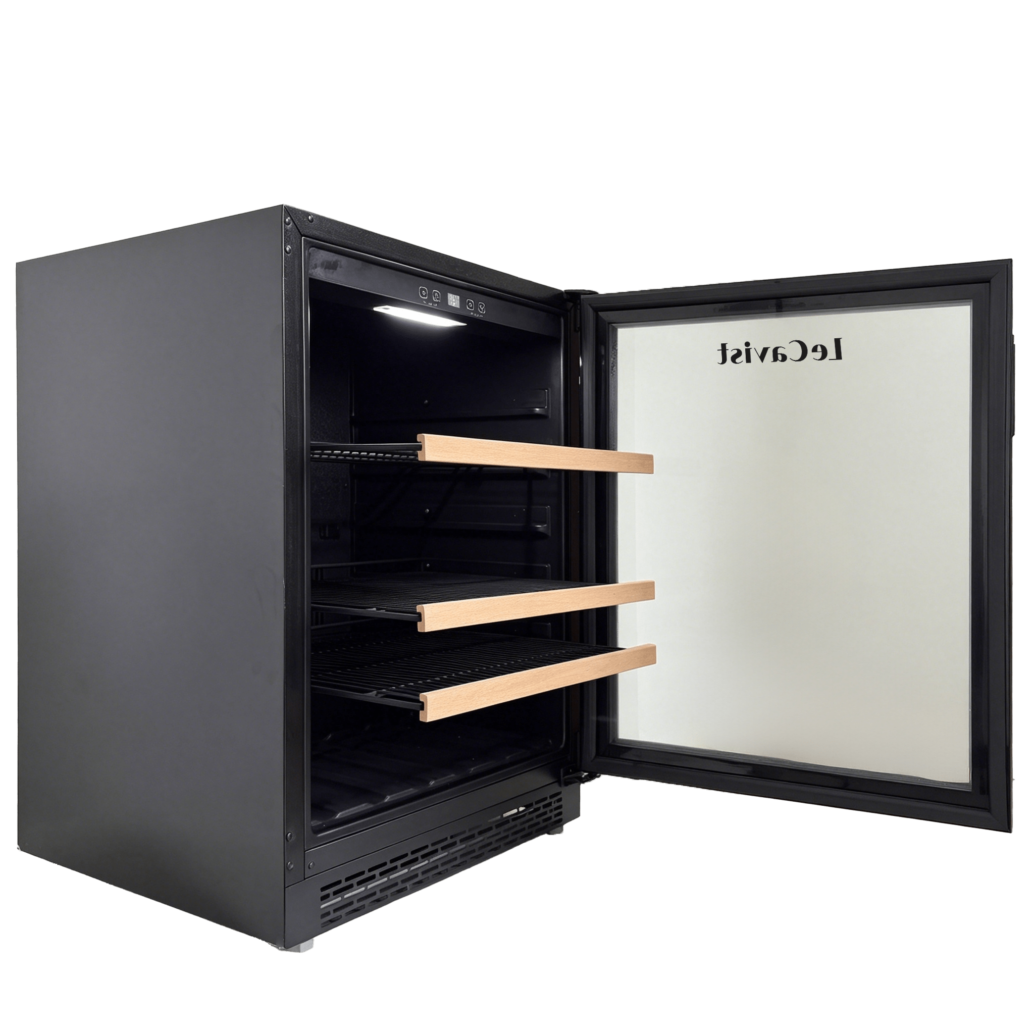 LECAVIST Wine and Beverage Cabinet - 140L - Black (LJ140BC) PRE - ORDER - Built - In - LeCavist Wine Cabinets