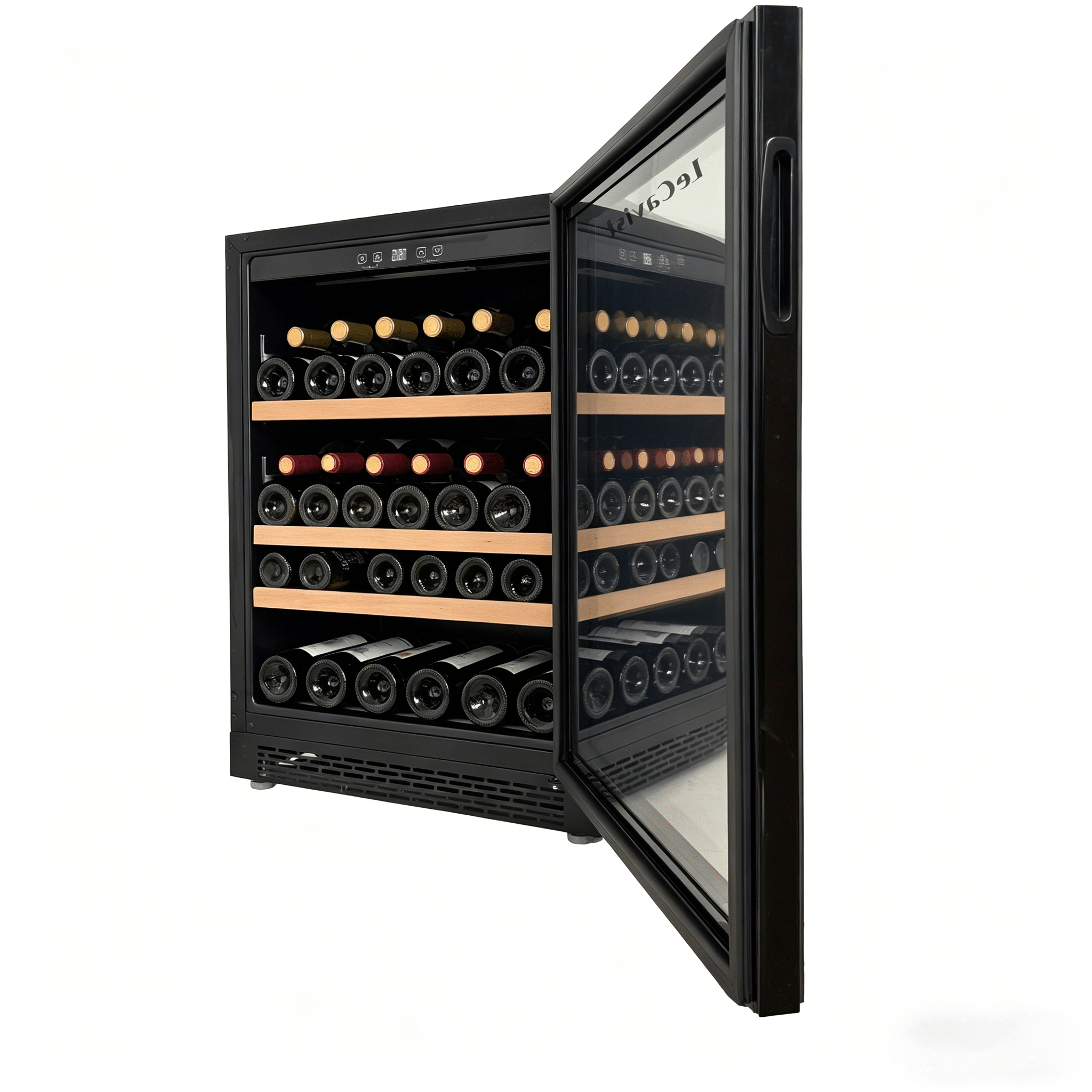 LECAVIST Wine and Beverage Cabinet - 140L - Black (LJ140BC) PRE - ORDER - Built - In - LeCavist Wine Cabinets
