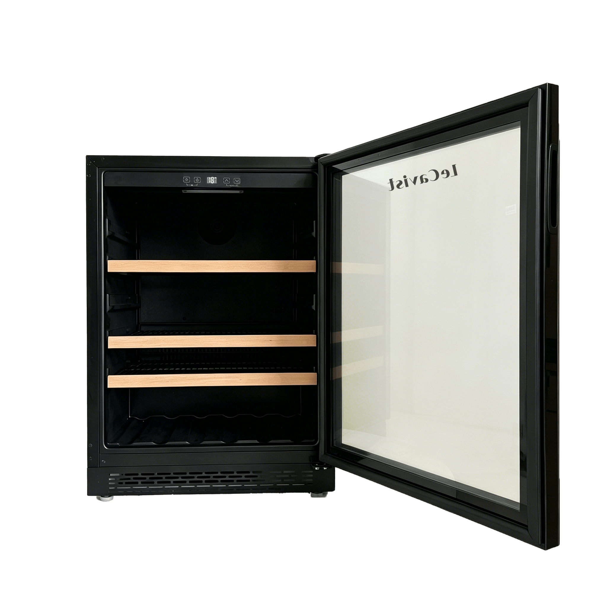 LECAVIST Wine and Beverage Cabinet - 140L - Black (LJ140BC) PRE - ORDER - Built - In - LeCavist Wine Cabinets
