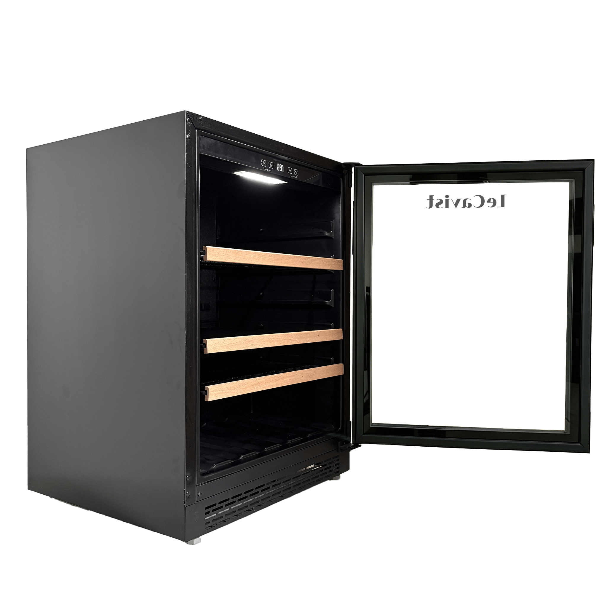LECAVIST Wine and Beverage Cabinet - 140L - Black (LJ140BC) PRE - ORDER - Built - In - LeCavist Wine Cabinets