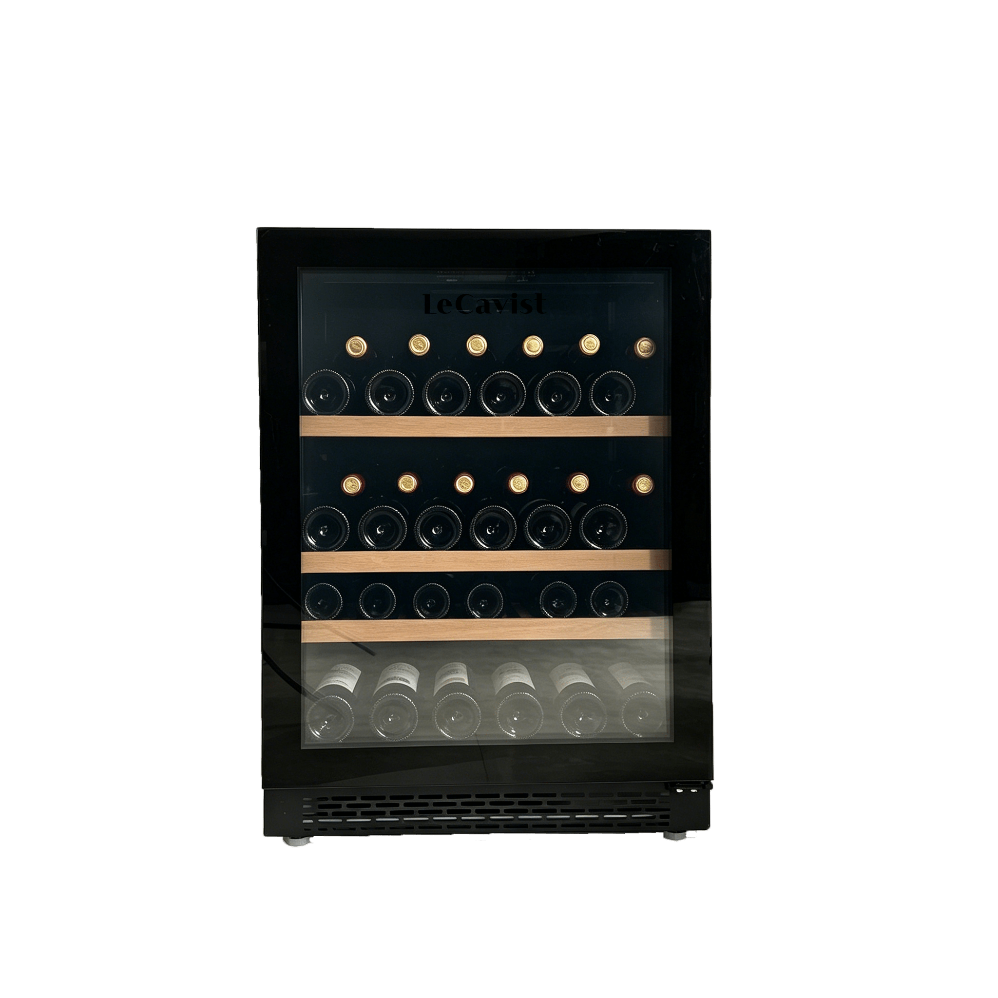LECAVIST Wine and Beverage Cabinet - 140L - Black (LJ140BC) PRE - ORDER - Built - In - LeCavist Wine Cabinets