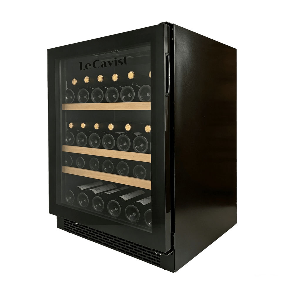 PRODUCT: LECAVIST Wine and Beverage Cabinet - 140L - Black (LJ140BC) PRE-ORDER - Built-In - LeCavist Wine Cabinets