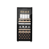 LECAVIST Wine Cabinet - 105 Bottle - Dual Zone - Freestanding - Black (LEK1052ZPV)
