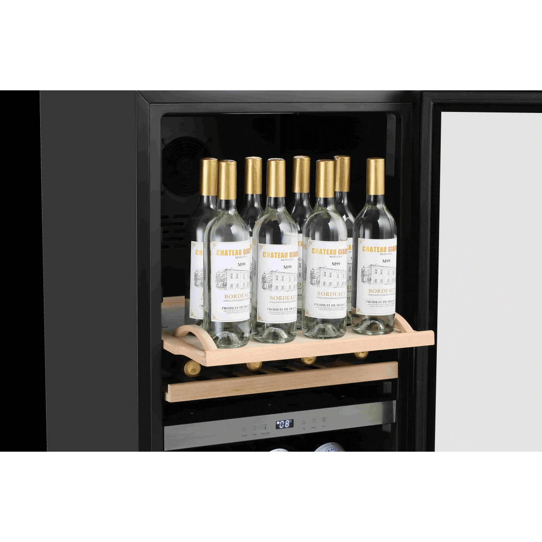 LECAVIST Wine Cabinet - 105 Bottle - Dual Zone - Freestanding - Black (LEK1052ZPV) - Freestanding - LeCavist Wine Cabinets