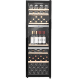 LECAVIST Wine Cabinet - 140 Bottle - Triple Zone - Freestanding - Black (LEK1403ZPV)
