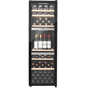 LECAVIST Wine Cabinet - 140 Bottle - Triple Zone - Freestanding - Black (LEK1403ZPV)
