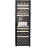 LECAVIST Wine Cabinet - 140 Bottle - Triple Zone - Freestanding - Black (LEK1403ZPV)