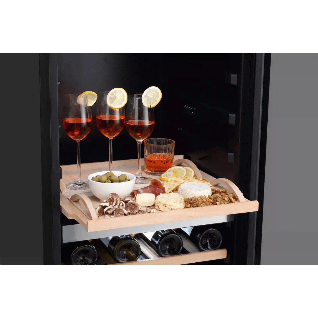LECAVIST Wine Cabinet - 140 Bottle - Triple Zone - Freestanding - Stainless Steel (LEK1403ZPVX) - Freestanding - LeCavist Wine Cabinets