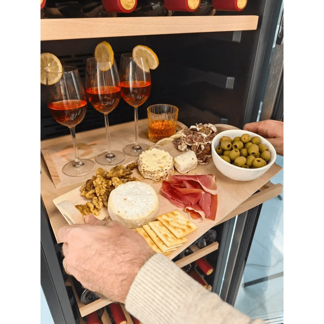 LECAVIST Wine Cabinet - 140 Bottle - Triple Zone - Freestanding - Stainless Steel (LEK1403ZPVX) - Freestanding - LeCavist Wine Cabinets