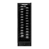 LECAVIST Wine Cabinet - 157 bottles - Single Zone - Built-in - Label view  (LCS155VN1ZPRO)