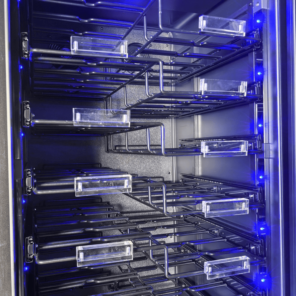 INSIDE: LECAVIST Wine Cabinet - 157 bottles - Single Zone - Built-in - Label view (LCS155VN1ZPRO) - Built-In - LeCavist Wine Cabinets