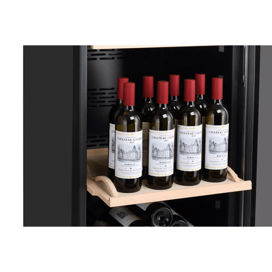 LECAVIST Wine Cabinet - 168 Bottle - Single Zone - Freestanding - Stainless Steel (LEK168PVX) - Freestanding - LeCavist Wine Cabinets