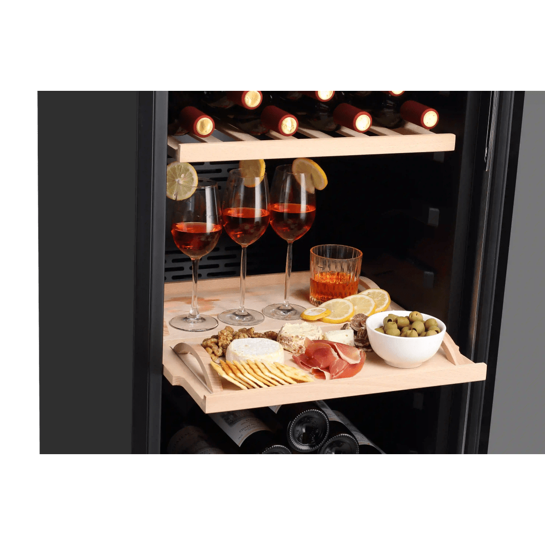 LECAVIST Wine Cabinet - 168 Bottle - Single Zone - Freestanding - Stainless Steel (LEK168PVX) - Freestanding - LeCavist Wine Cabinets