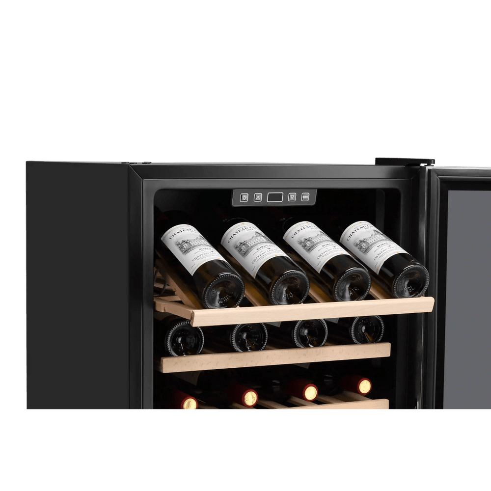 INSIDE: LECAVIST Wine Cabinet - 168 Bottle - Single Zone - Freestanding - Stainless Steel (LEK168PVX) - Freestanding - LeCavist Wine Cabinets