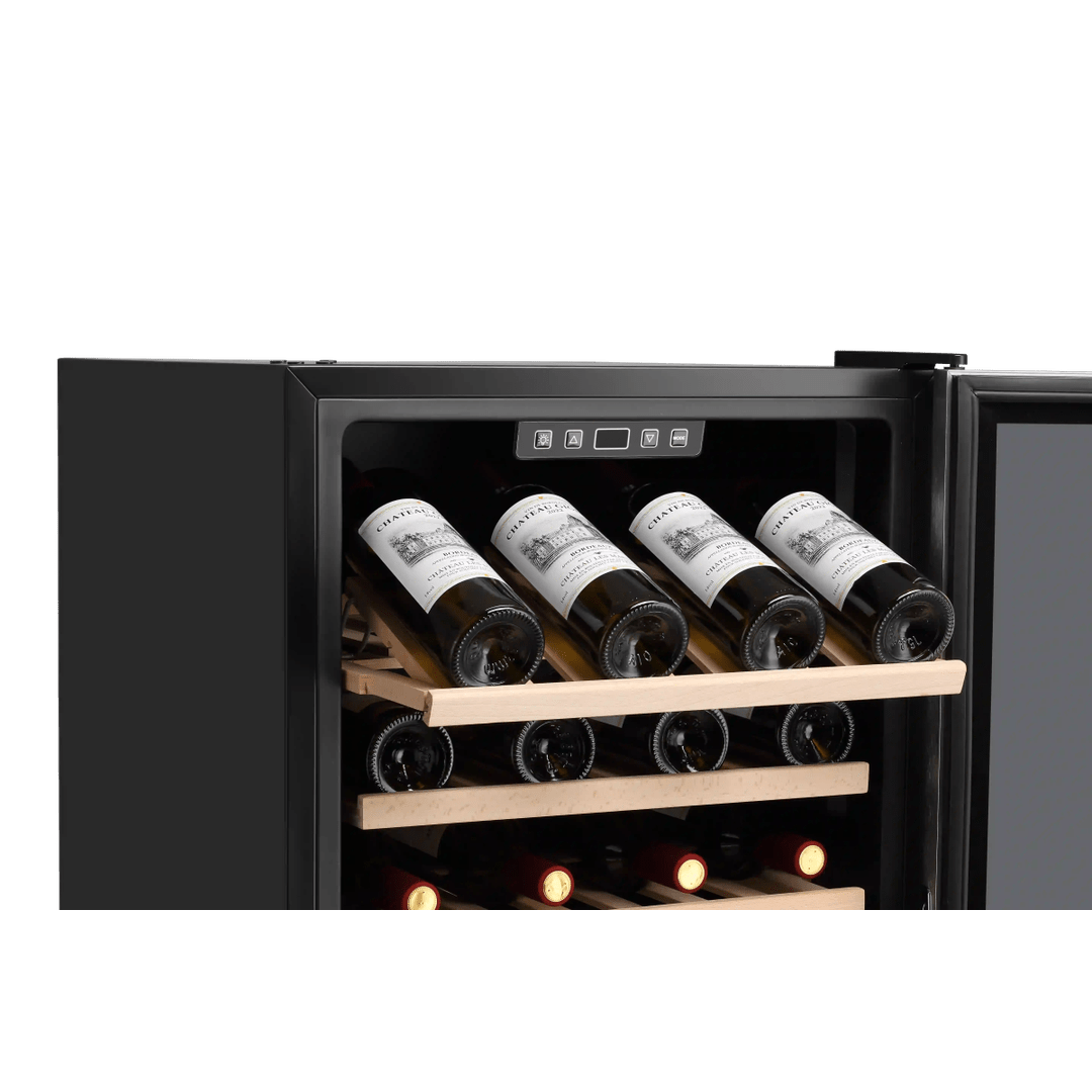 LECAVIST Wine Cabinet - 168 Bottle - Single Zone - Freestanding - Stainless Steel (LEK168PVX) - Freestanding - LeCavist Wine Cabinets