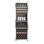 LECAVIST Wine Cabinet - 168 Bottle - Single Zone - Freestanding - Stainless Steel (LEK168PVX)
