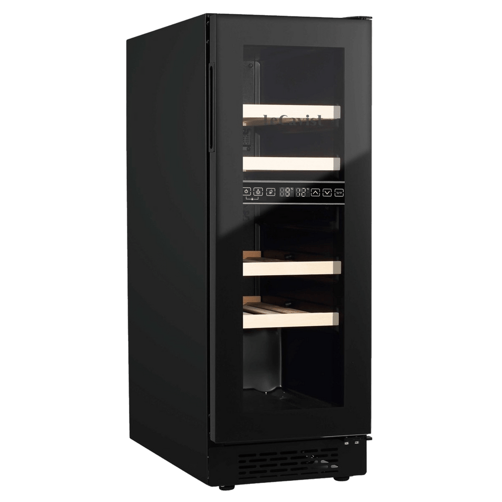 PRODUCT: LECAVIST Wine Cabinet - 17 Bottle - Dual Zone - Built-In - Black (LJ17VN2ZBU) - Built-In - LeCavist Wine Cabinets