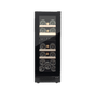 LECAVIST Wine Cabinet - 17 Bottle - Dual Zone - Built-In - Black (LJ17VN2ZBU)