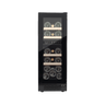 LECAVIST Wine Cabinet - 17 Bottle - Dual Zone - Built-In - Black (LJ17VN2ZBU)