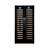 LECAVIST Wine Cabinet - 188 Bottle - Dual Zone Side by Side - Built-in - Black (LCS200VN2Z2D)