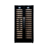 LECAVIST Wine Cabinet - 188 Bottle - Dual Zone Side by Side - Built-in - Black (LCS200VN2Z2D)