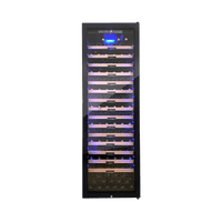 LECAVIST Wine Cabinet - 189 Bottle - Single Zone - Freestanding - Black (LCS240VN1Z1DFS)
