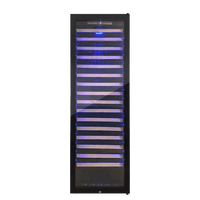 LECAVIST Wine Cabinet - 189 Bottle - Single Zone - Freestanding - Black (LCS240VN1Z1DFS)