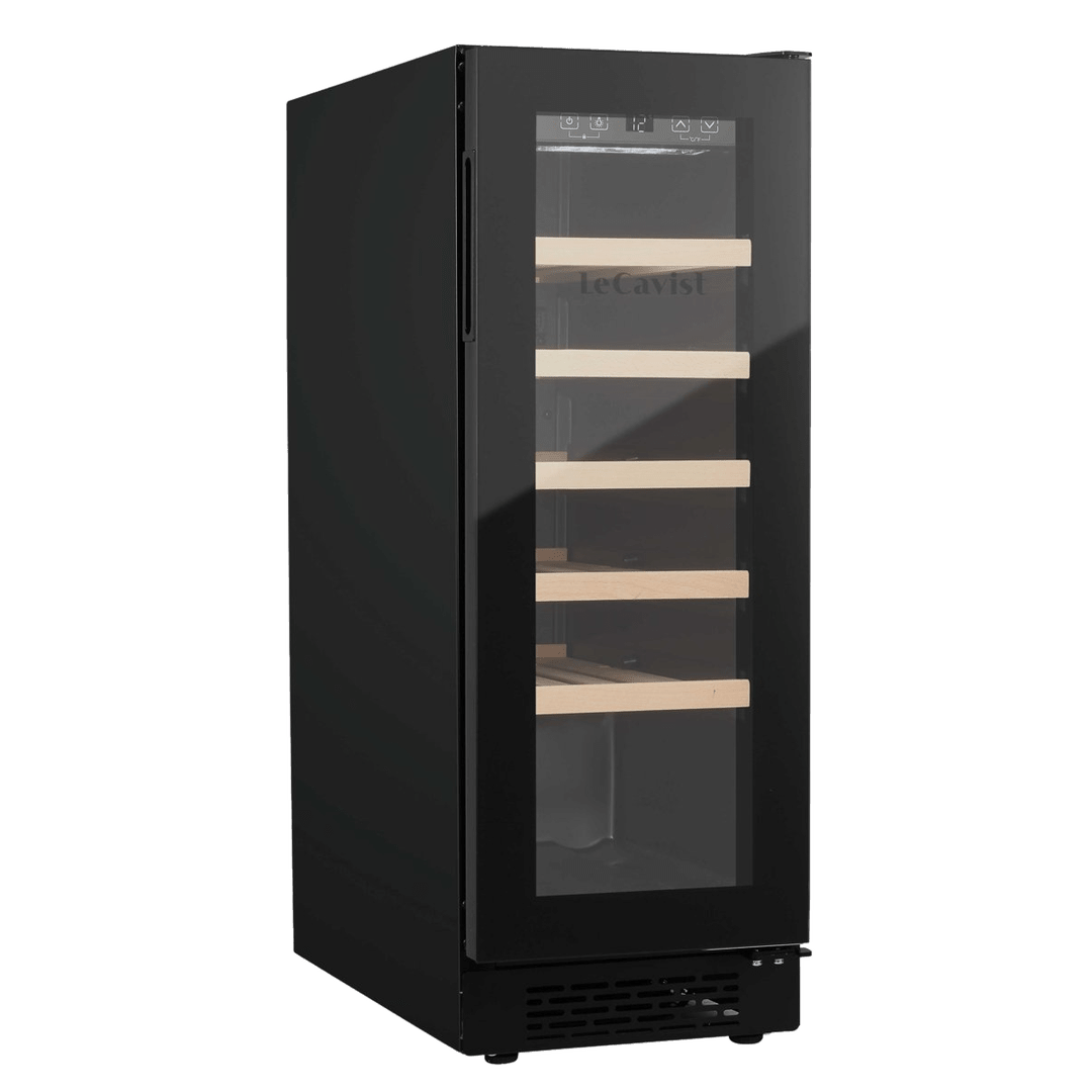 PRODUCT: LECAVIST Wine Cabinet - 20 Bottle - Single Zone - Built-In - Black (LJ20VNBU) - Built-In - LeCavist Wine Cabinets