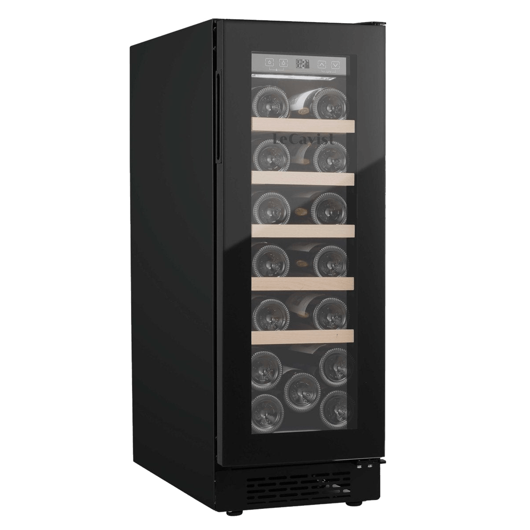 PRODUCT: LECAVIST Wine Cabinet - 20 Bottle - Single Zone - Built-In - Black (LJ20VNBU) - Built-In - LeCavist Wine Cabinets