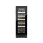 LECAVIST Wine Cabinet - 20 Bottle - Single Zone - Built-In - Black (LJ20VNBU)