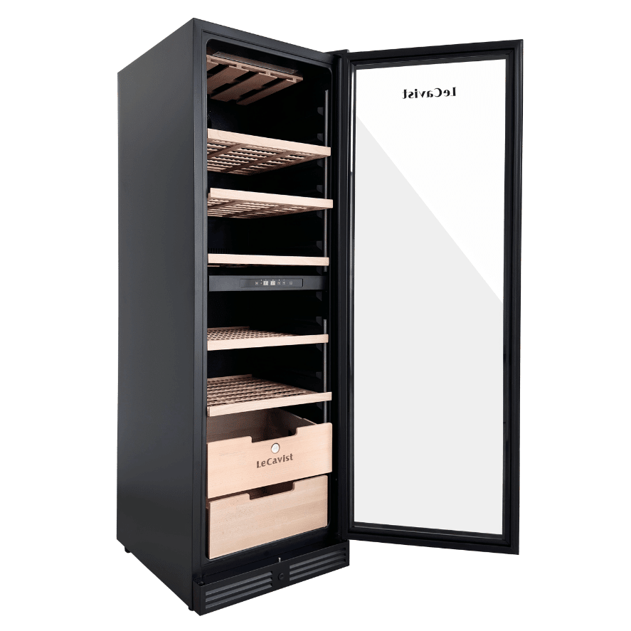 LECAVIST Wine Cabinet - 209 Bottle - Dual Zone - Built - In - Black (LCS210VN2ZBI) PRE - ORDER - Built - In - LeCavist Wine Cabinets