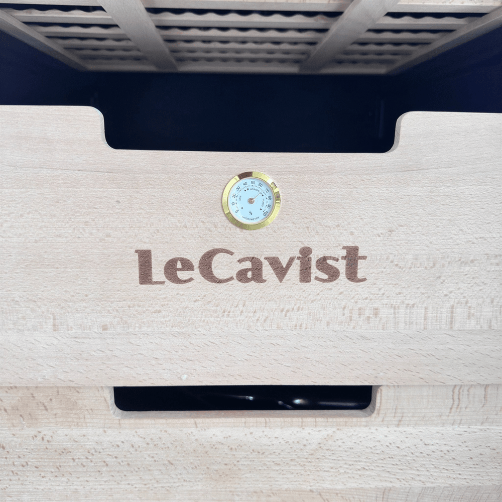 INSIDE: LECAVIST Wine Cabinet - 209 Bottle - Dual Zone - Built-In - Black (LCS210VN2ZBI) PRE-ORDER - Built-In - LeCavist Wine Cabinets