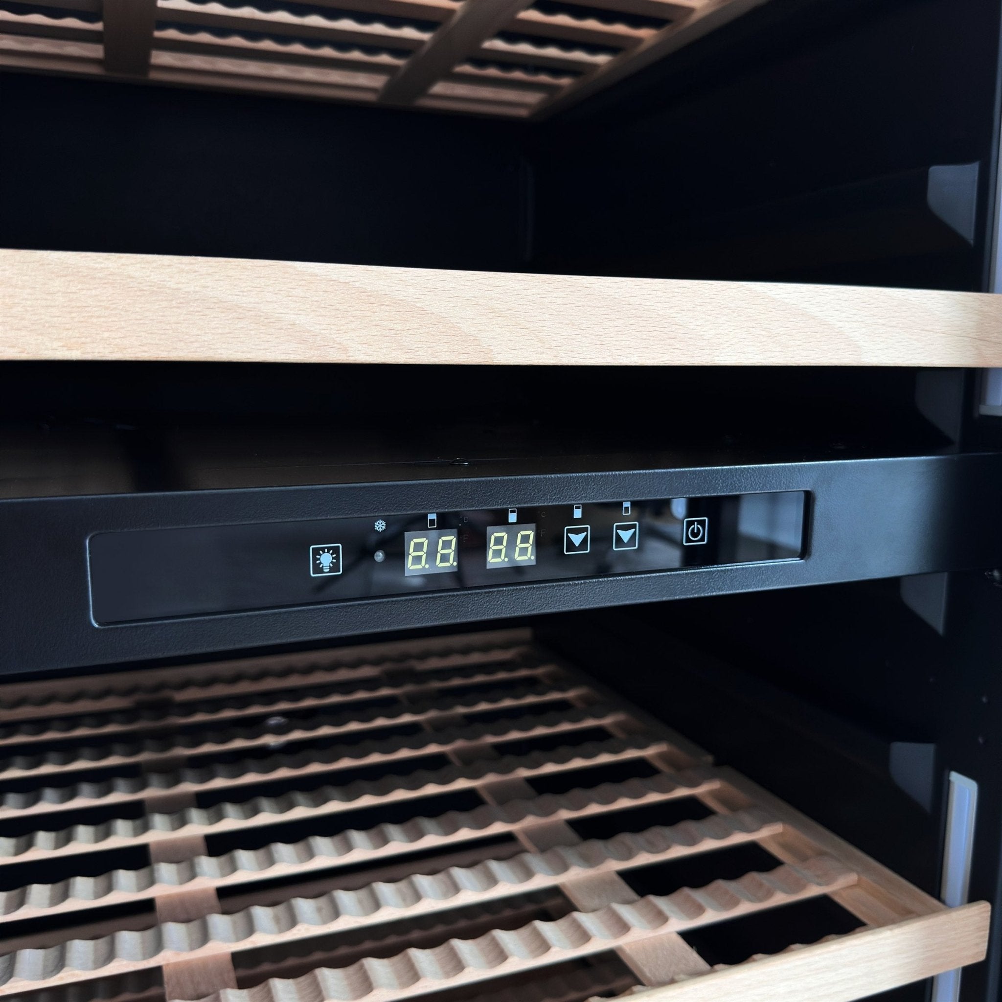 LECAVIST Wine Cabinet - 209 Bottle - Dual Zone - Built - In - Black (LCS210VN2ZBI) PRE - ORDER - Built - In - LeCavist Wine Cabinets