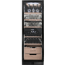 LECAVIST Wine Cabinet - 209 Bottle - Dual Zone - Built-In - Black (LCS210VN2ZBI)