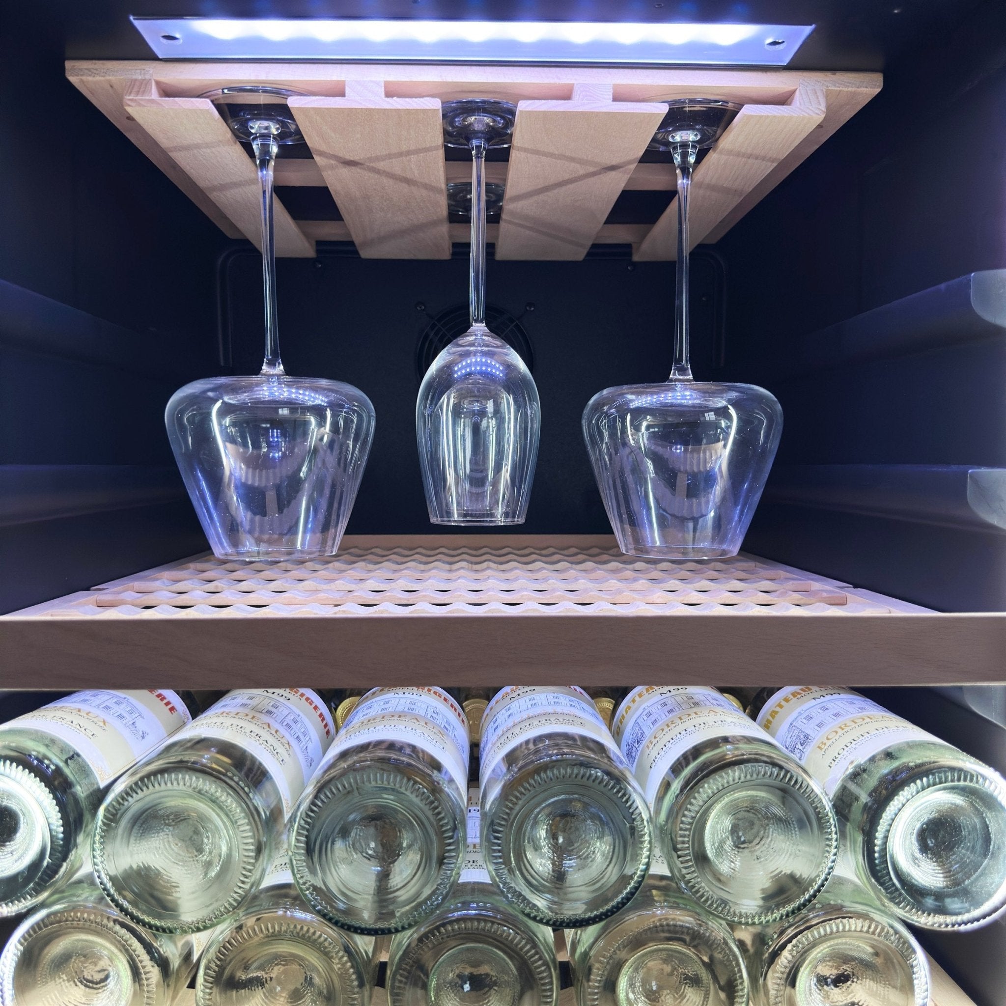 LECAVIST Wine Cabinet - 209 Bottle - Dual Zone - Built - In - Black (LCS210VN2ZBI) PRE - ORDER - Built - In - LeCavist Wine Cabinets