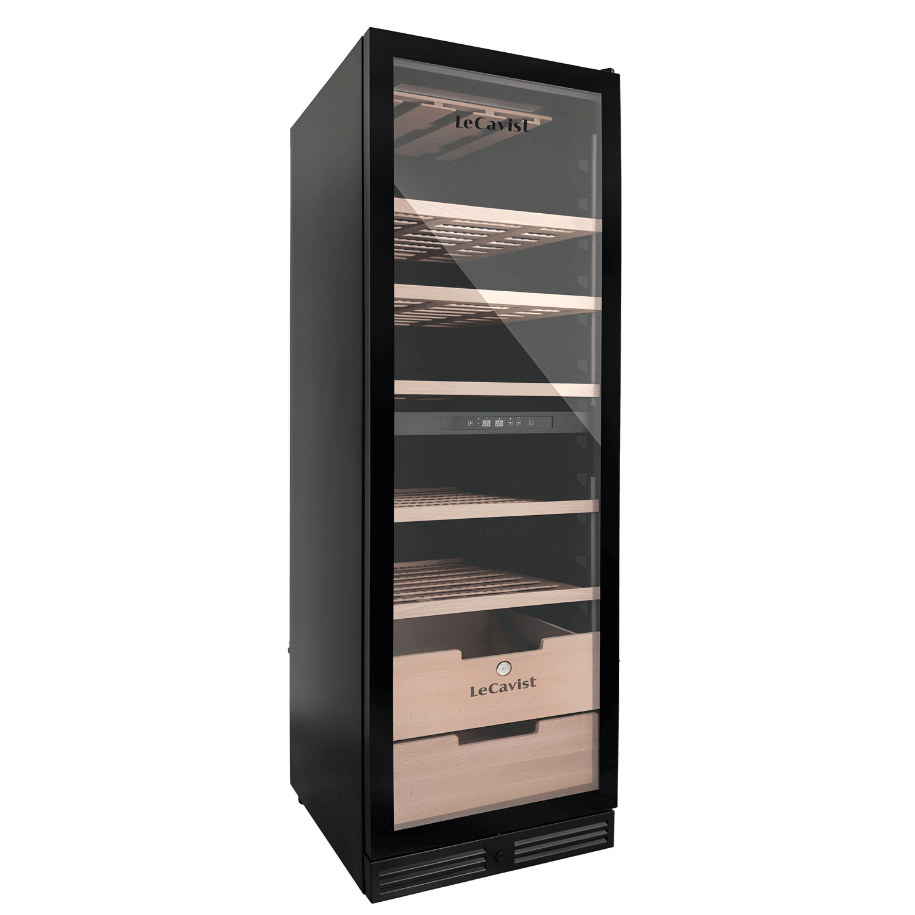LECAVIST Wine Cabinet - 209 Bottle - Dual Zone - Built - In - Black (LCS210VN2ZBI) PRE - ORDER - Built - In - LeCavist Wine Cabinets